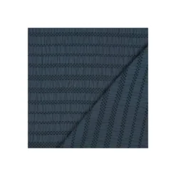 Tissu viscose smocké - bleu marine