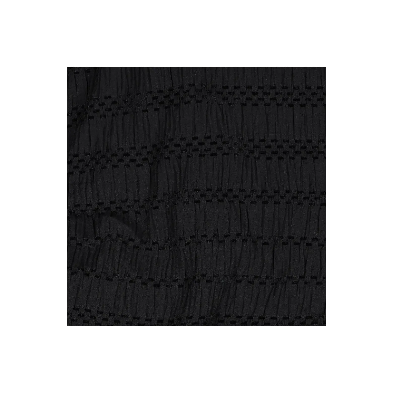 Tissu viscose smocké - noir