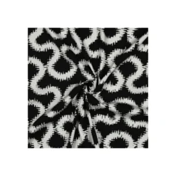 Tissu viscose stretch Pommé fabrics Twist - noir