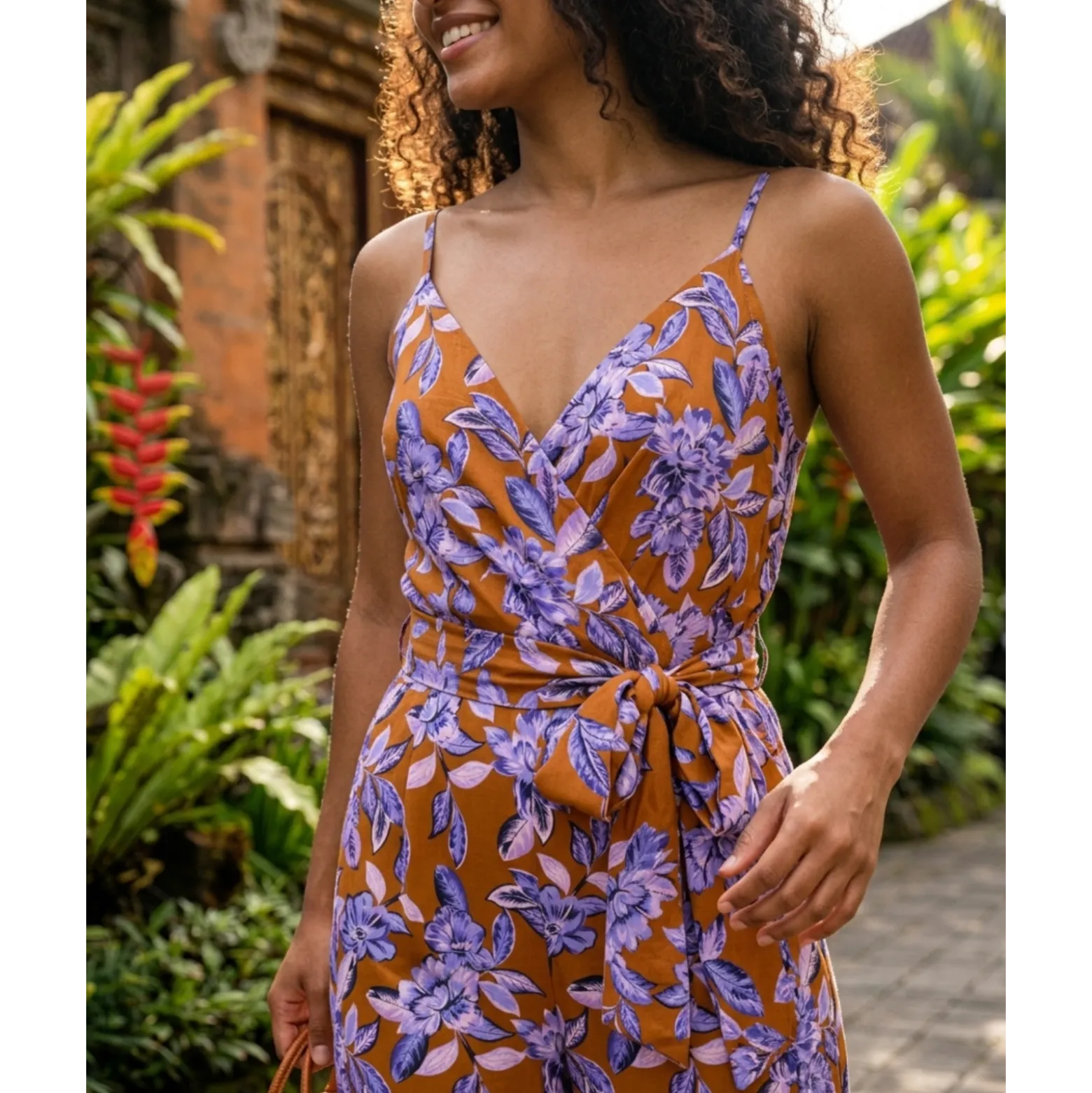 Tissu viscose stretch Riviera - camel