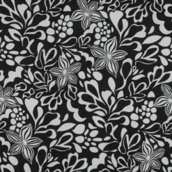 Tissu voile de coton Lunari - noir