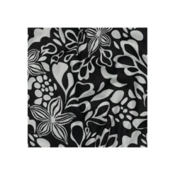 Tissu voile de coton Lunari - noir