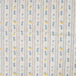 Tissu voile de coton plumetis Citronnade - écru