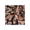 Tissu wax pailleté Bamako - marron
